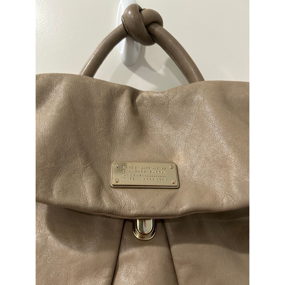 Marc by Marc Jacobs Marchive Knot Tan Leather Backpack (Retail $495) - Picture 5 of 15